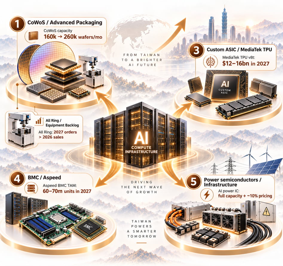 Taiwan AI Supply Chain Capacity Metrics